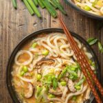 How to Make a Cozy Miso Soup with Udon and Dumplings at Home