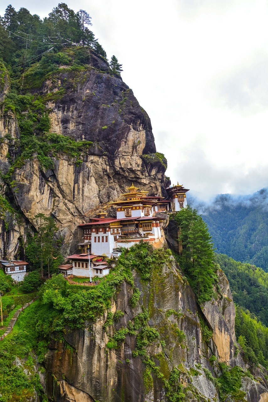 tiger's nest, paro, bhutan