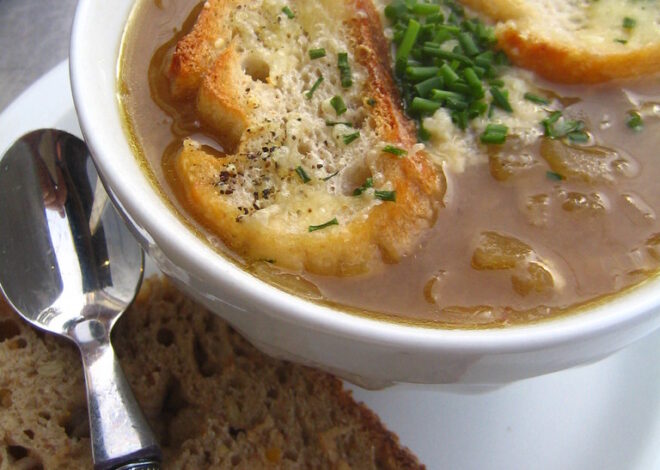 How to Make the Ultimate Beef Short Rib French Onion Soup with Gruyere Cheese Garlic Bread