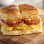 Savory Meets Sweet: The Irresistible Spam, Egg, and Cheese Breakfast Sandwich