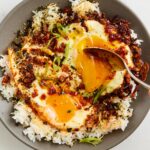 Sizzle Your Taste Buds: Homemade Chili Crisp Fried Eggs Over Rice