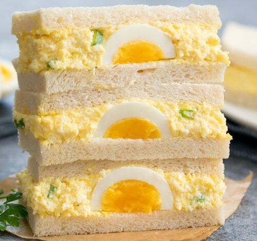 Unwrapping the Delights of Homemade Japanese Egg Salad Sandwich