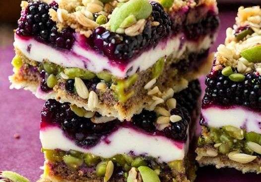 Embracing the Blackberry-Pistachio Combination