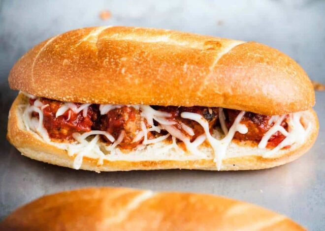 Hearty Homemade Meatball Subs : A Match Made in Heaven