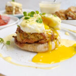 Homemade Crab and Shrimp Cake Eggs Benedict: A Brunch Extravaganza