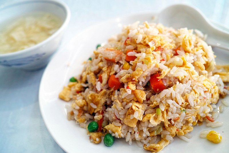 spicy egg fried rice homemade takeout adventure