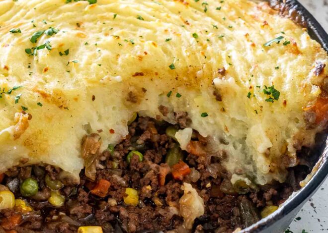 How to Make a Delicious Skillet Shepherd’s Pie at Home