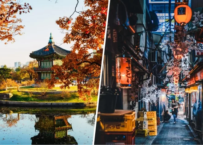 A Tale of Two Countries: Exploring the Wonders of South Korea and Japan