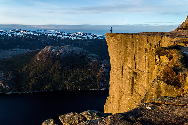 journey preikestolen norway's stunning cliff face