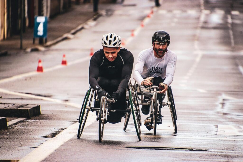 Two Cyclist Running on Each Other