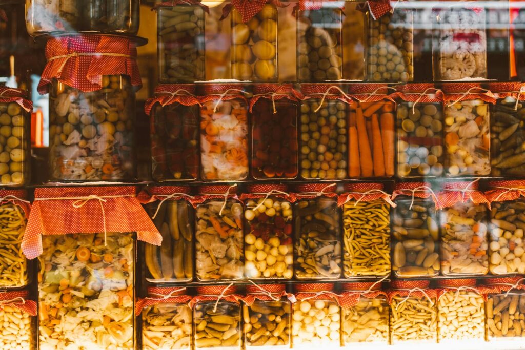 Vegetables in Jars