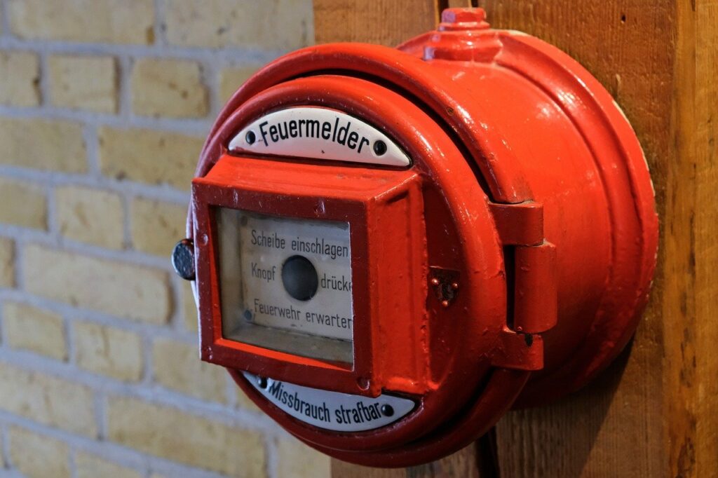 fire alarm, alarm, system