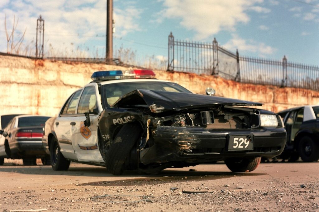 police, cleveland, crash