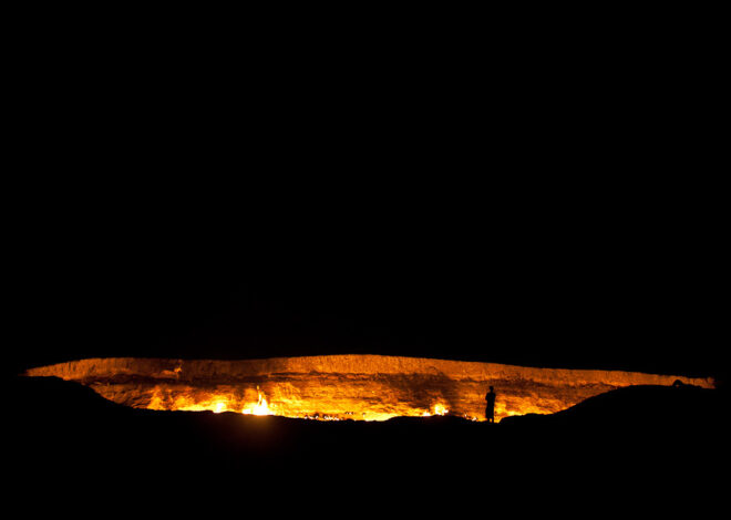 The Fiery Enigma: Exploring the Eternal Flames of the Darvaza Gas Crater