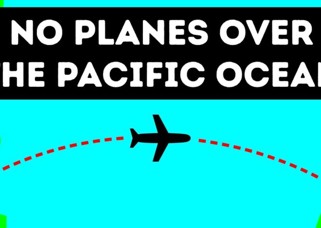 Why Airplanes Prefer Curved Routes Over the Pacific Ocean