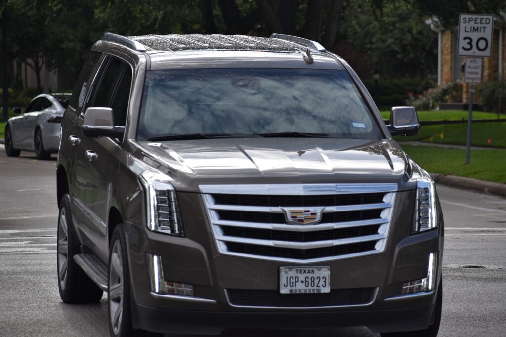 cadillac escalade, suv, car