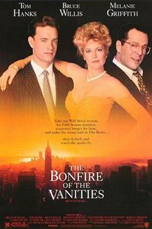 7. The Bonfire of the Vanities 1990