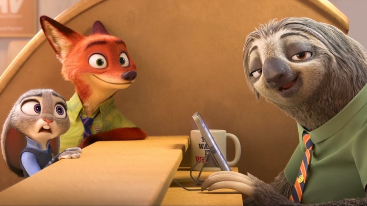 15. Zootopia 2016